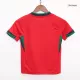 Kid's Portugal Home Soccer Jersey Kit(Jersey+Shorts+Socks) Euro 2024 - Soccerdeal