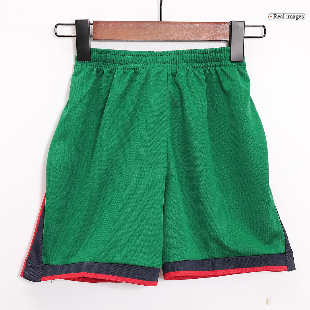 Kid's Portugal Home Soccer Jersey Kit(Jersey+Shorts) Euro - Soccerdeal