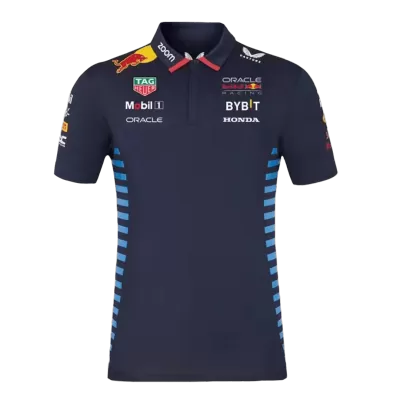 Red Bull F1 Racing Team Polo 2024 - Navy Plus Size(3XL-5XL) - Soccerdeal