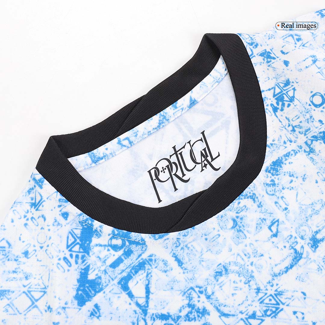 Kid's Portugal Away Soccer Jersey Kit(Jersey+Shorts) Euro - Soccerdeal