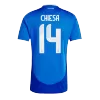 CHIESA #14 Italy Home Soccer Jersey Euro 2024 - Soccerdeal