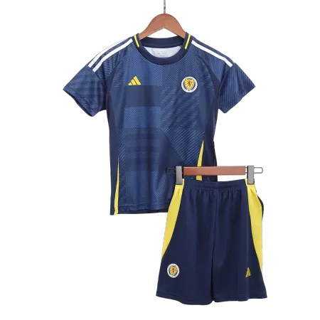 Kid's Scotland Home Soccer Jersey Kit(Jersey+Shorts) Euro 2024 - soccerdeal