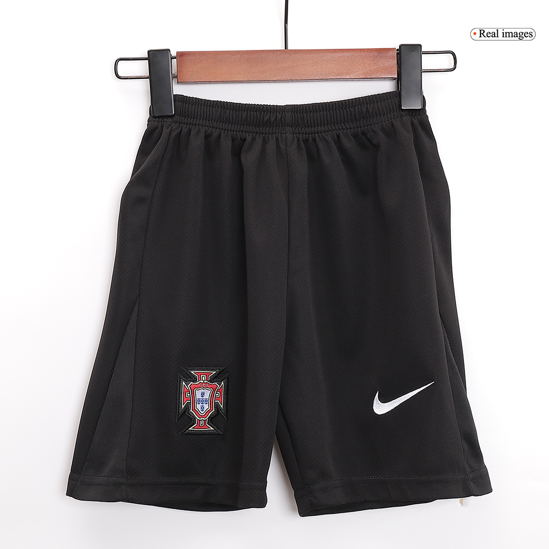 Kid's Portugal Away Soccer Jersey Kit(Jersey+Shorts) Euro - Soccerdeal