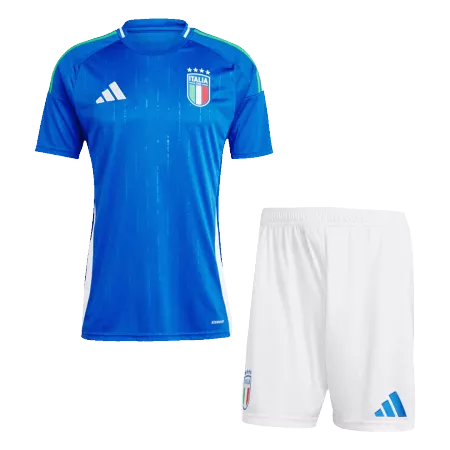 Italy Home Soccer Jersey Kit(Jersey+Shorts) Euro 2024 - Soccerdeal