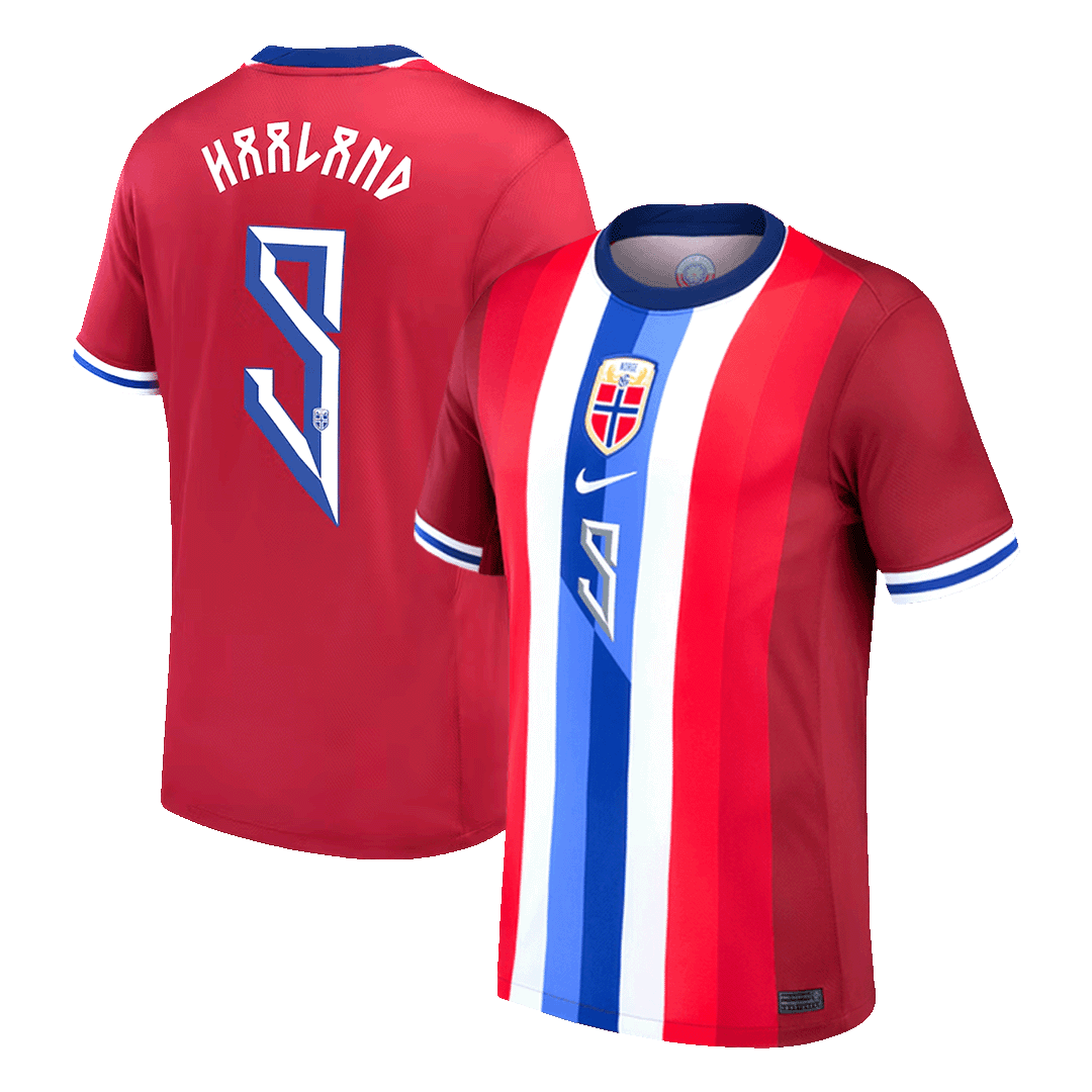 HAALAND #9 Norway Home Soccer Jersey - Soccerdeal