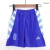 Kid's Argentina Away Soccer Jersey Kit(Jersey+Shorts) Copa America 2024 - Soccerdeal