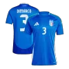 DIMARCO #3 Italy Home Soccer Jersey Euro 2024 - Soccerdeal