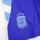 Kid's Argentina Away Soccer Jersey Kit(Jersey+Shorts+Socks) 2024 - Soccerdeal