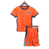 Kid's Netherlands Home Soccer Jersey Kit(Jersey+Shorts+Socks) Euro 2024 - Soccerdeal