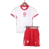 Kid's Poland Home Soccer Jersey Kit(Jersey+Shorts) Euro 2024 - Soccerdeal