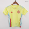 Kid's Spain Away Soccer Jersey Kit(Jersey+Shorts+Socks) Euro 2024 - Soccerdeal