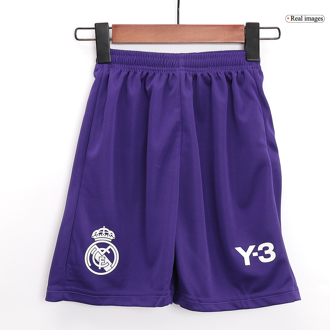 Kid's Real Madrid Fourth Away Soccer Jersey Kit(Jersey+Shorts) 2023/24 - Soccerdeal