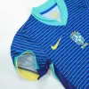 Kid's Brazil Away Soccer Jersey Kit(Jersey+Shorts+Socks) Copa America 2024 - Soccerdeal