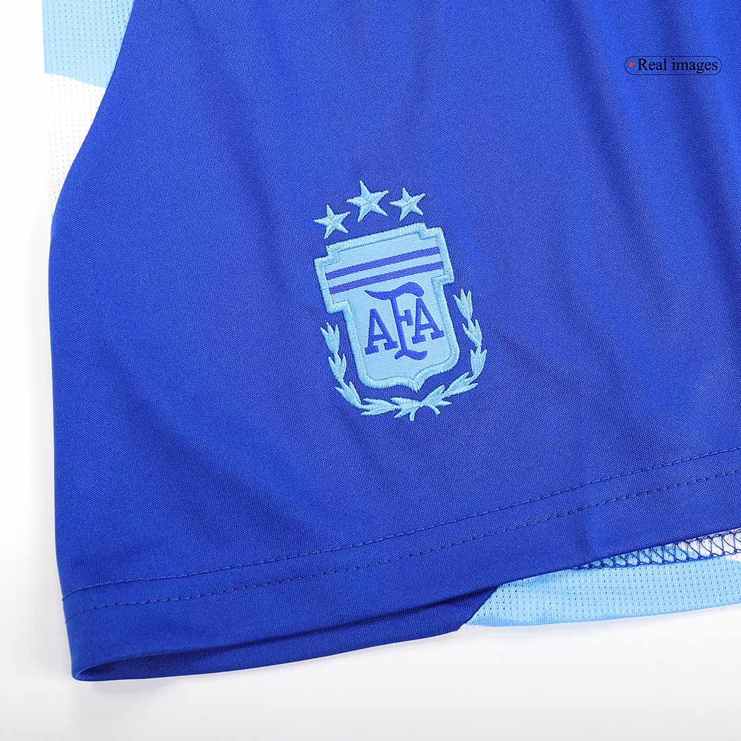 Argentina Away Soccer Shorts Copa America - Soccerdeal