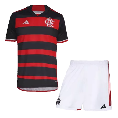 CR Flamengo Home Soccer Jersey Kit(Jersey+Shorts) 2024/25 - Soccerdeal