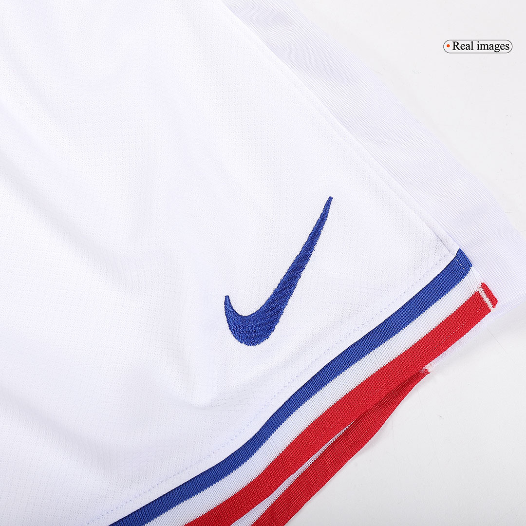 France Home Soccer Shorts Euro - Soccerdeal