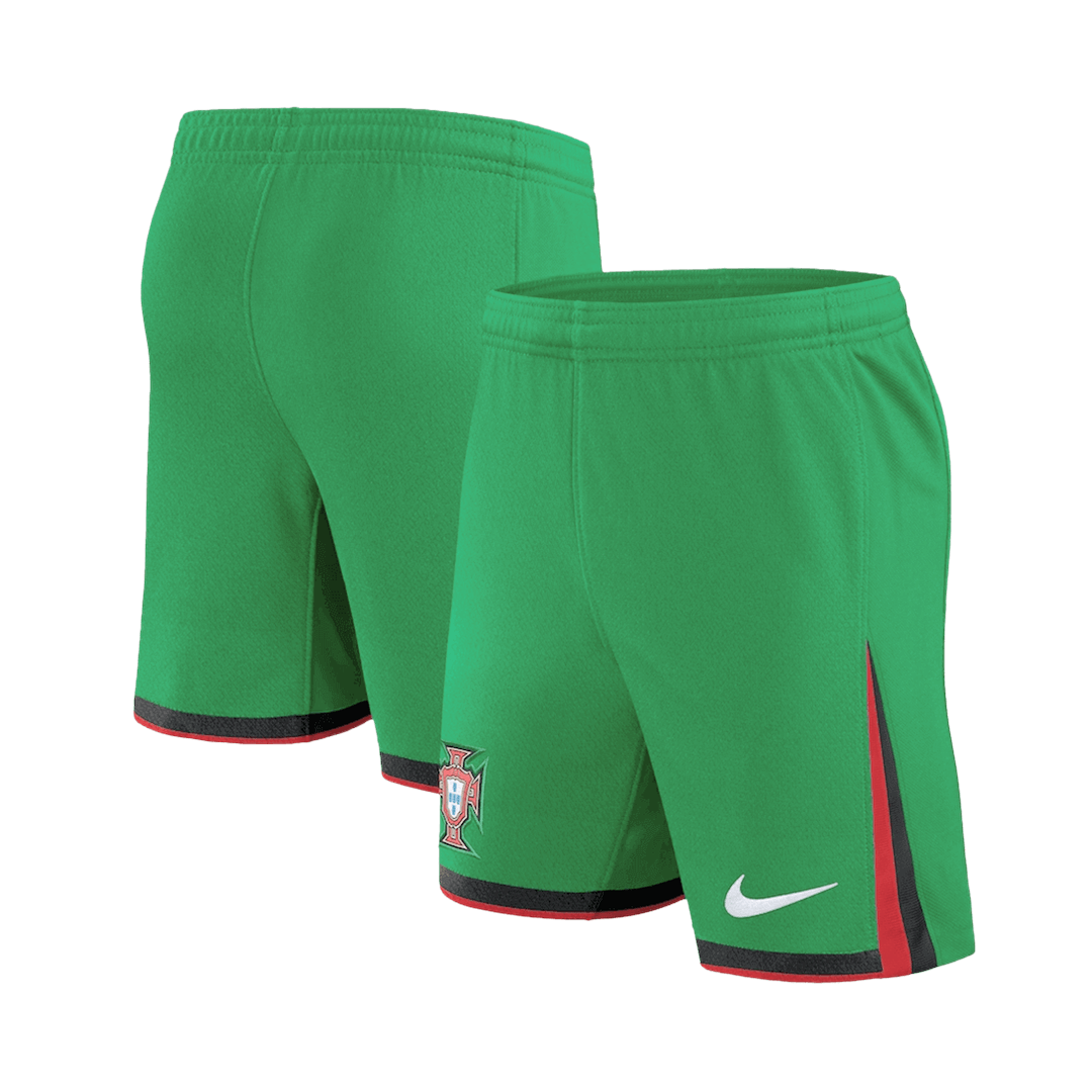 Portugal Home Soccer Shorts Euro - Soccerdeal