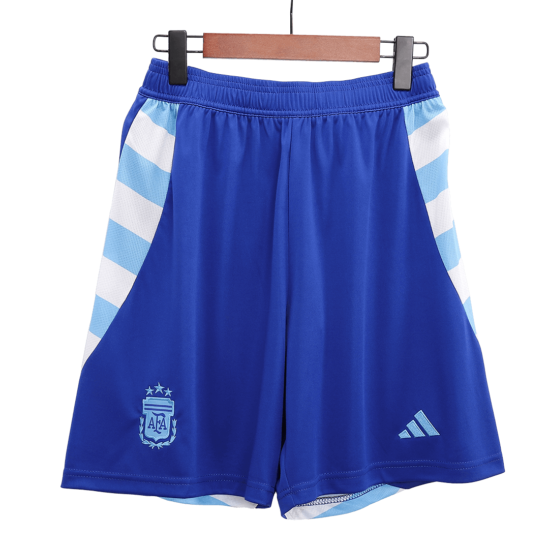 Argentina Away Soccer Shorts Copa America - Soccerdeal
