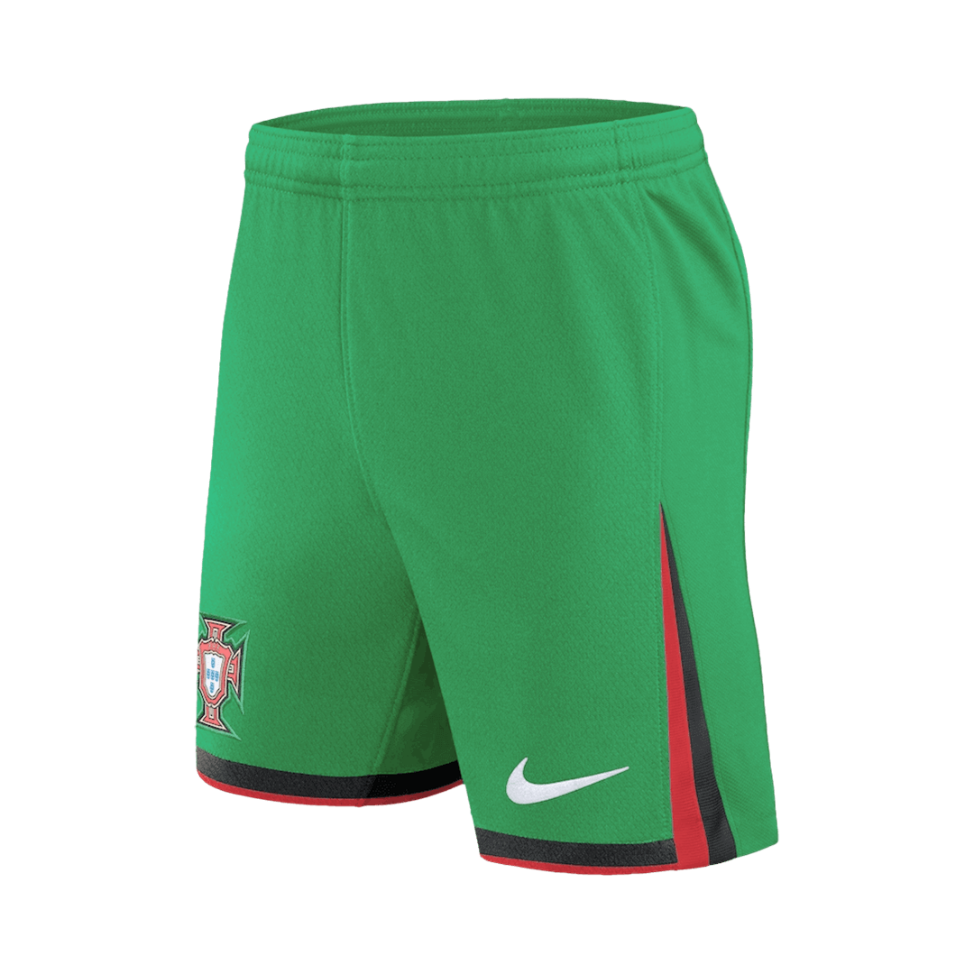 Portugal Home Soccer Shorts Euro - Soccerdeal