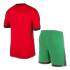 Portugal Home Soccer Jersey Kit(Jersey+Shorts) Euro 2024 - Soccerdeal