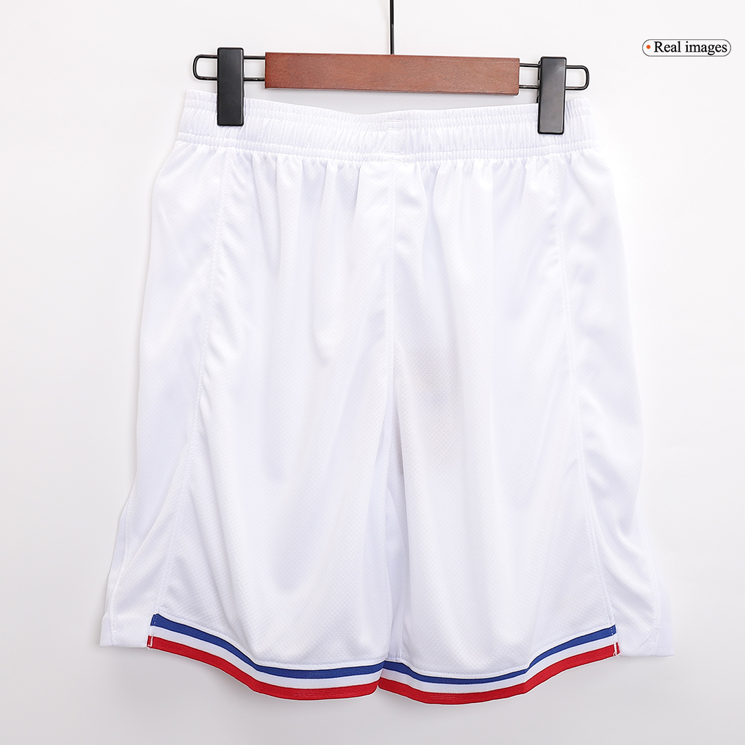 France Home Soccer Shorts Euro - Soccerdeal