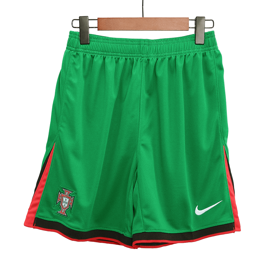 Portugal Home Soccer Shorts Euro - Soccerdeal