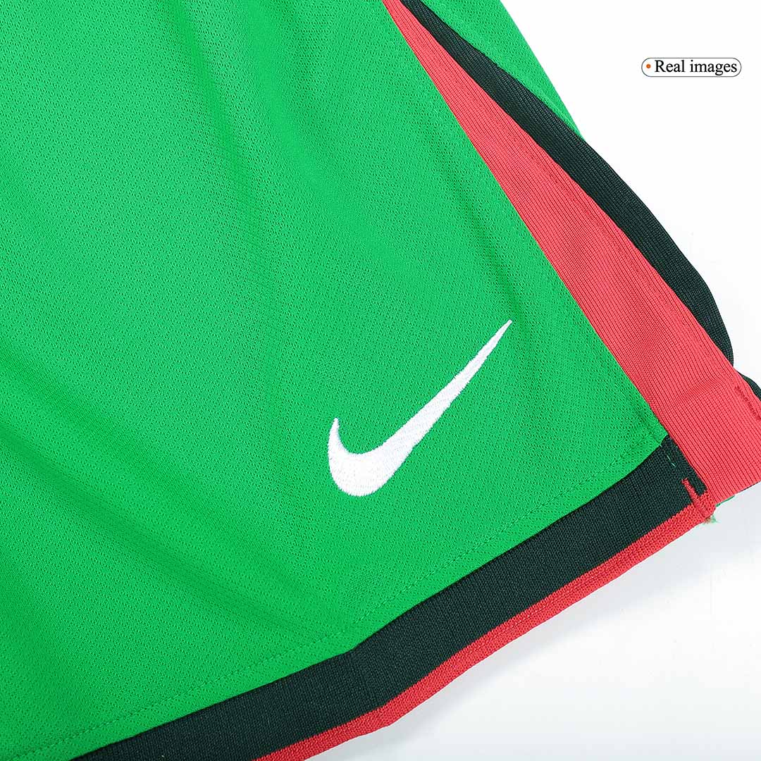 Portugal Home Soccer Shorts Euro - Soccerdeal