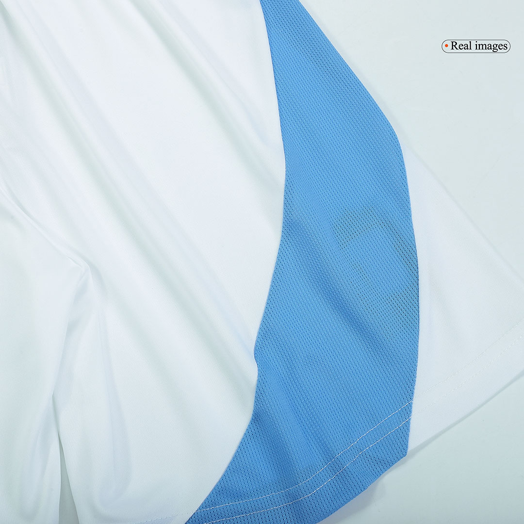 Argentina Home Soccer Shorts Copa America - Soccerdeal