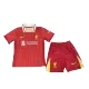Kid's Liverpool Home Soccer Jersey Kit(Jersey+Shorts) 2024/25 - Soccerdeal