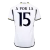 A POR LA #15 Real Madrid Home Soccer Jersey 2023/24 - Soccerdeal