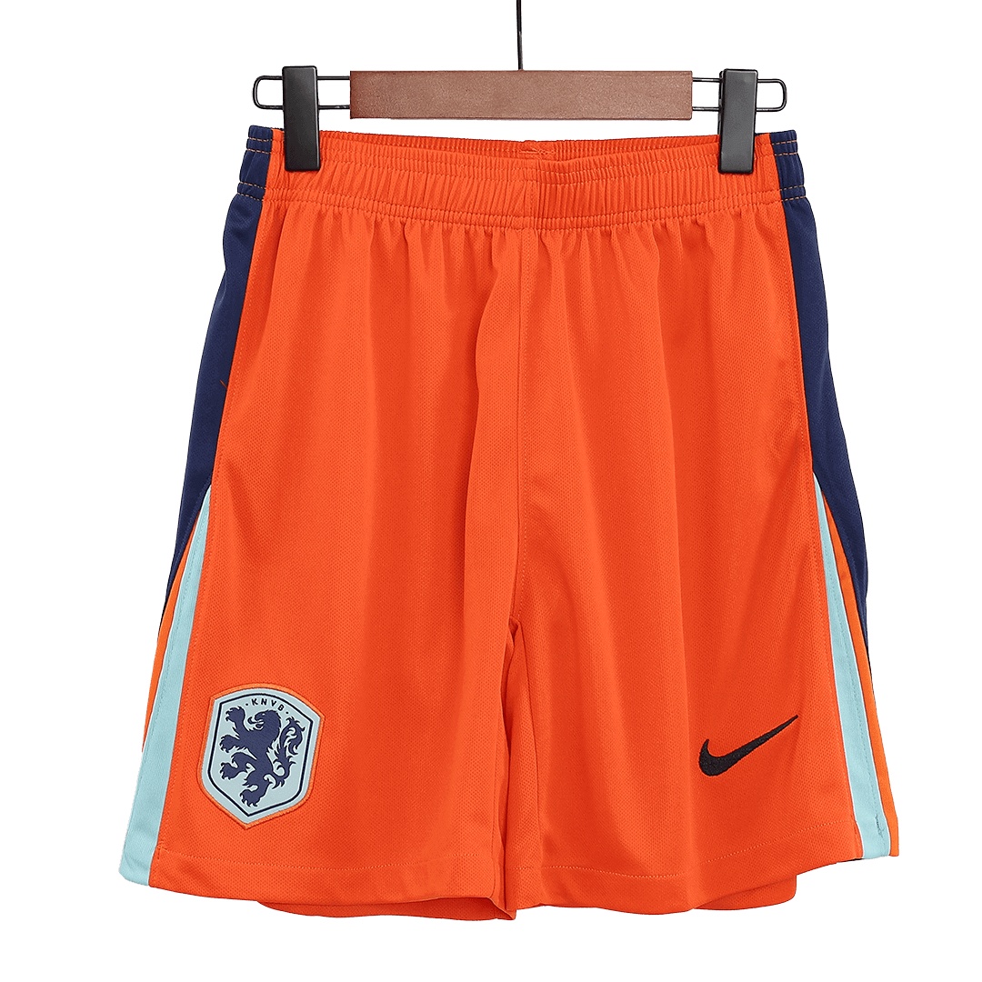 Netherlands Home Soccer Shorts Euro - Soccerdeal