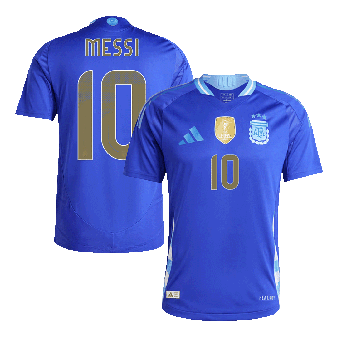Authentic MESSI #10 Argentina Away Soccer Jersey - Soccerdeal