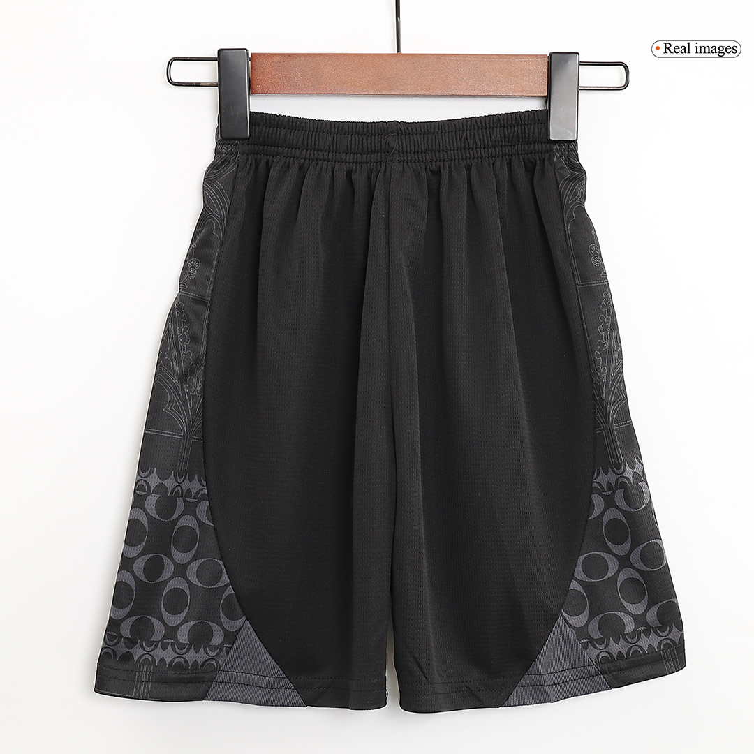 Kid's AC Milan x Pleasures Fourth Away Soccer Jersey Kit(Jersey+Shorts) 2023/24 - Soccerdeal