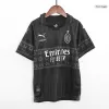 Kid's AC Milan x Pleasures Fourth Away Soccer Jersey Kit(Jersey+Shorts) 2023/24 - Soccerdeal