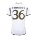 Authentic CAMPEONES #36 Real Madrid Home Soccer Jersey 2023/24 - Soccerdeal
