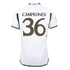 CAMPEONES #36 Real Madrid Home Soccer Jersey 2023/24 - Soccerdeal