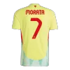 MORATA #7 Spain Away Soccer Jersey Euro 2024 - Soccerdeal