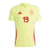 LAMINE YAMAL #19 Spain Away Soccer Jersey Euro 2024 - Soccerdeal