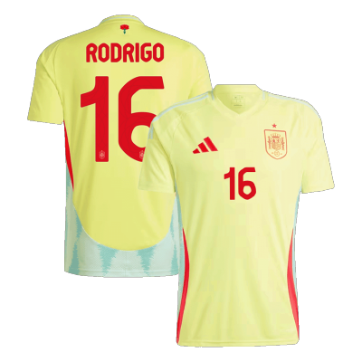 RODRIGO #16 Spain Away Soccer Jersey Euro 2024 - Soccerdeal