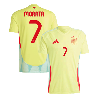 MORATA #7 Spain Away Soccer Jersey Euro 2024 - Soccerdeal