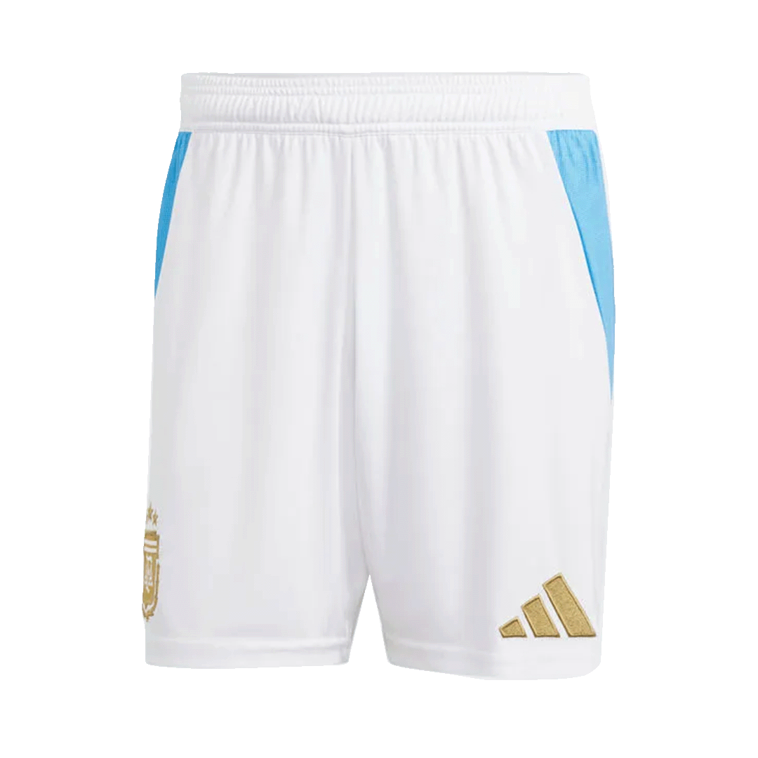Argentina Home Soccer Shorts Copa America - Soccerdeal