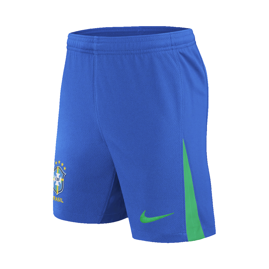 Brazil Home Soccer Shorts Copa America - Soccerdeal