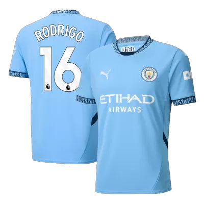RODRIGO #16 Manchester City Home Soccer Jersey 2024/25 - Soccerdeal