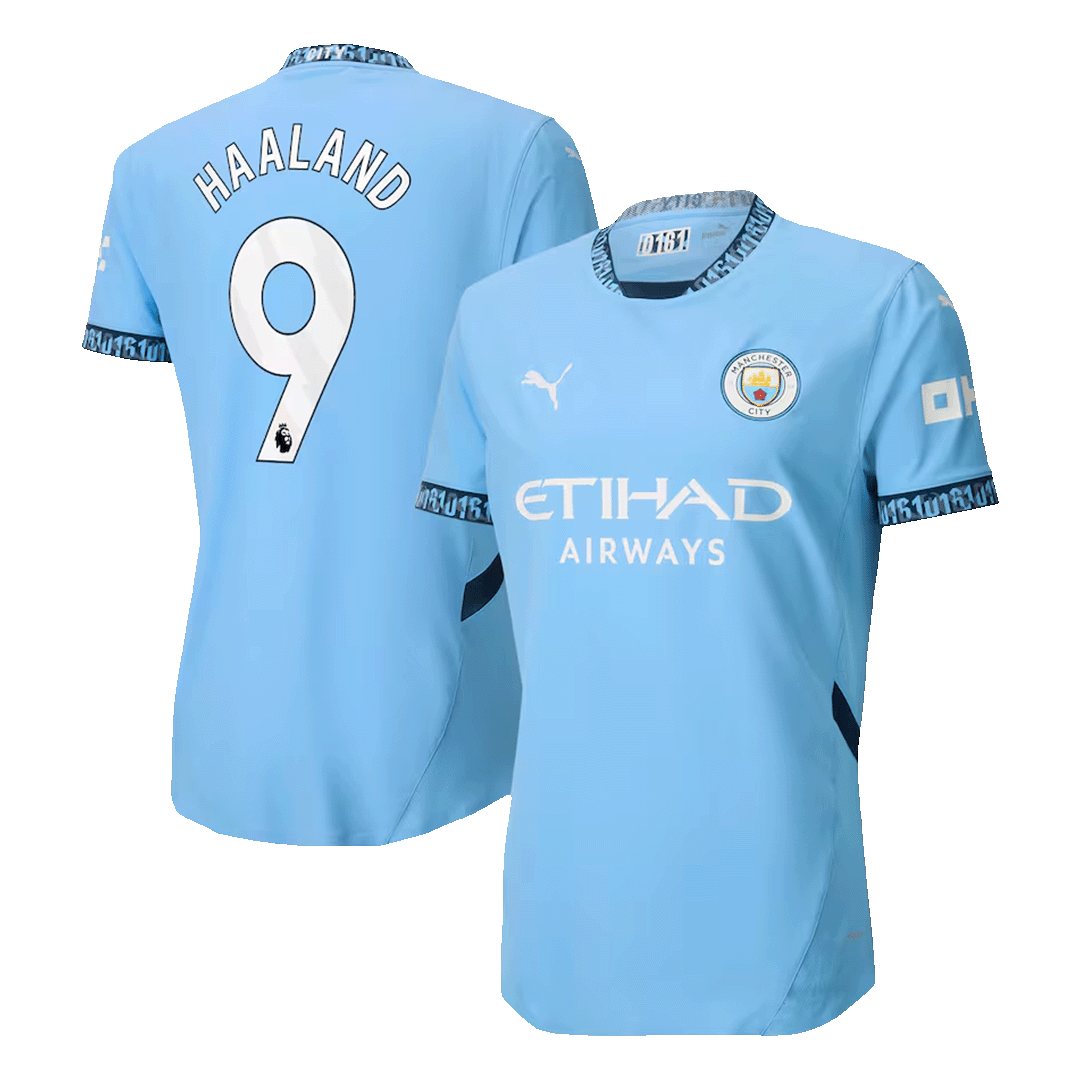 HAALAND #9 Manchester City Home Soccer Jersey Player Version - Soccerdeal