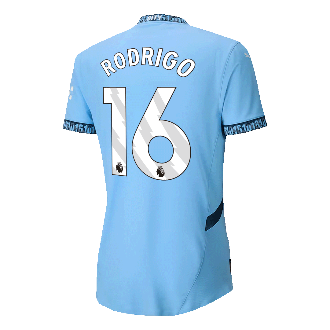 RODRIGO #16 Manchester City Home Soccer Jersey Player Version - Soccerdeal