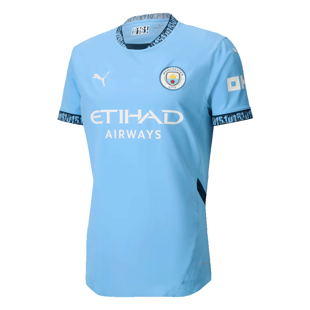DE BRUYNE #17 Manchester City Home Soccer Jersey Player Version - Soccerdeal