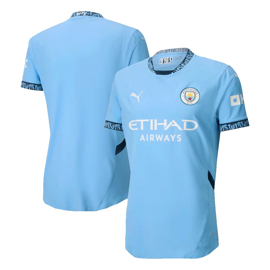 Manchester City Home Soccer Jersey Player Version - Soccerdeal