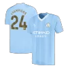 CHAMPIONS #24 Manchester City Home Soccer Jersey 2023/24 - Soccerdeal