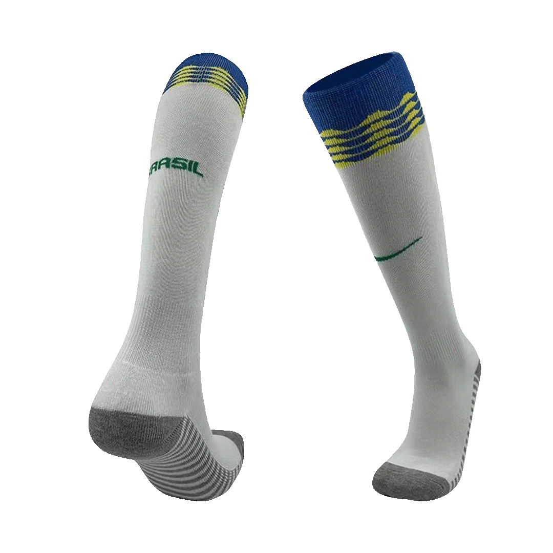Kid's Brazil Home Soccer Socks - Soccerdeal