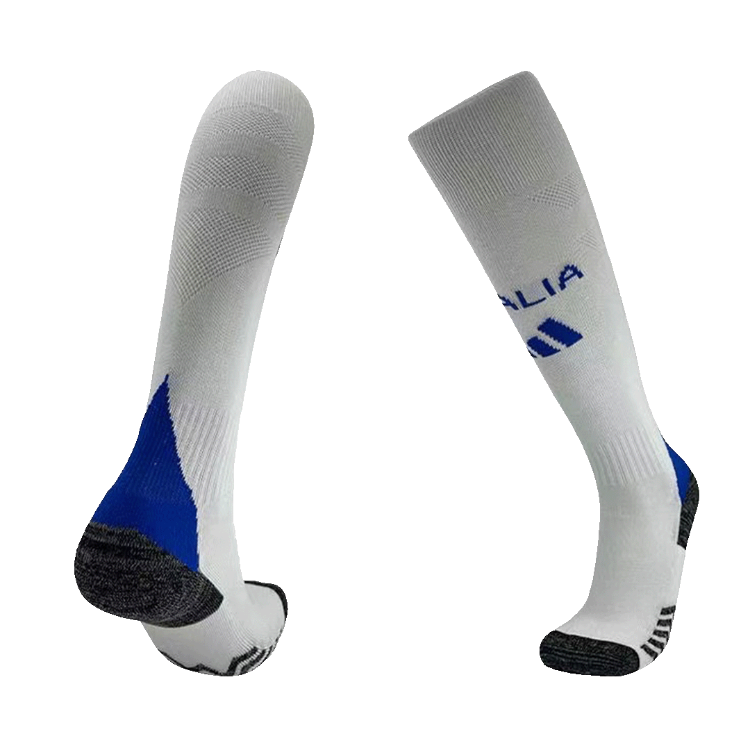 Kid's Italy Away Soccer Socks - Soccerdeal